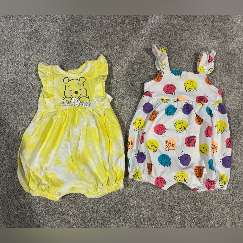 Disney Baby Winnie the Pooh Summer Romper 2 Piece Set